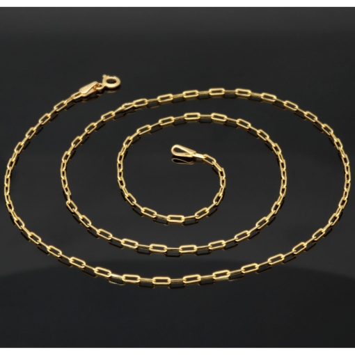 Elegante Ankerkette aus funkelndem 585 / 14K Gold (Gelbgold, ca. 55 cm Länge ca. 1,8 mm