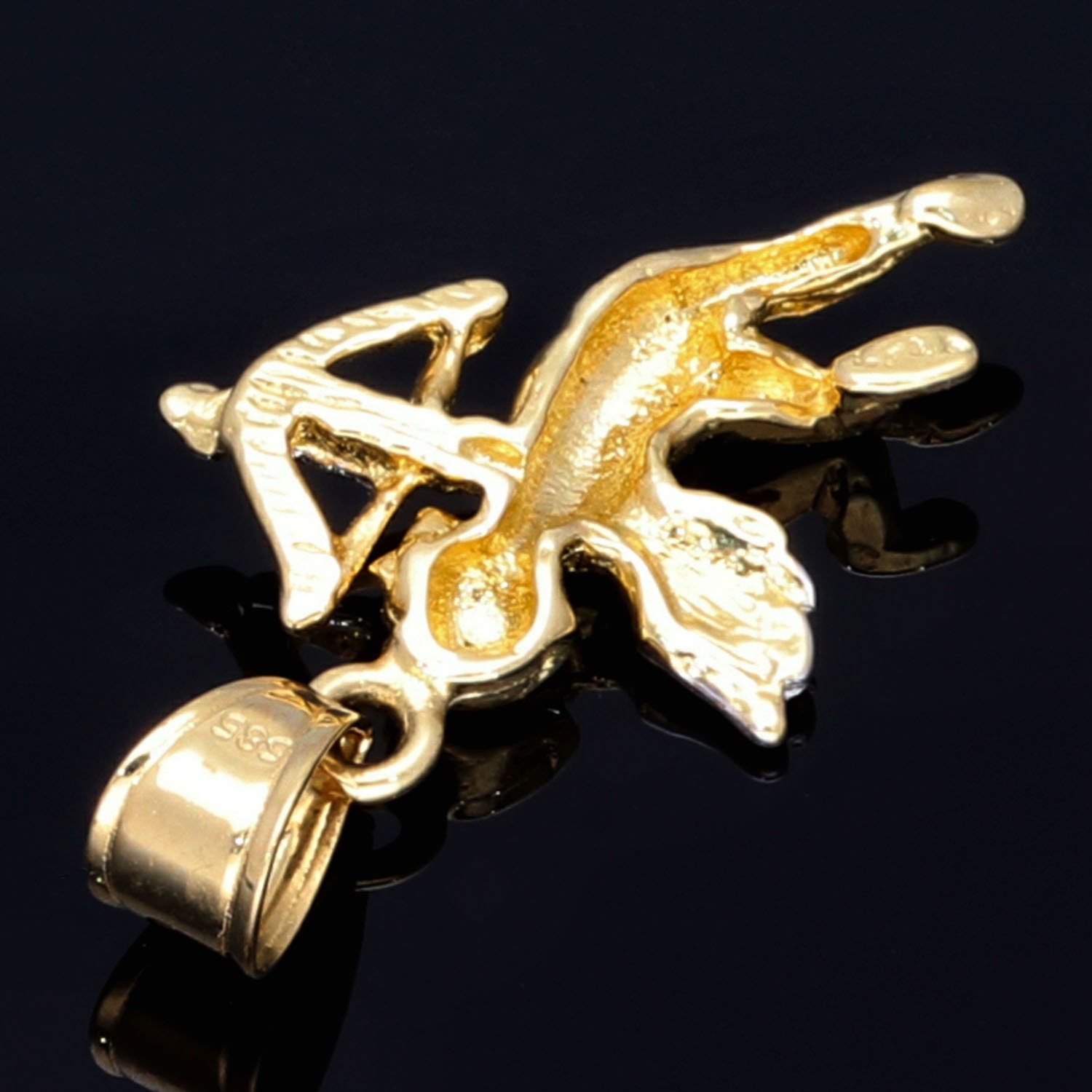 Amor - Engel - Gold Anhänger (585er) sensburg-aurum (bicolor) aus - 14k