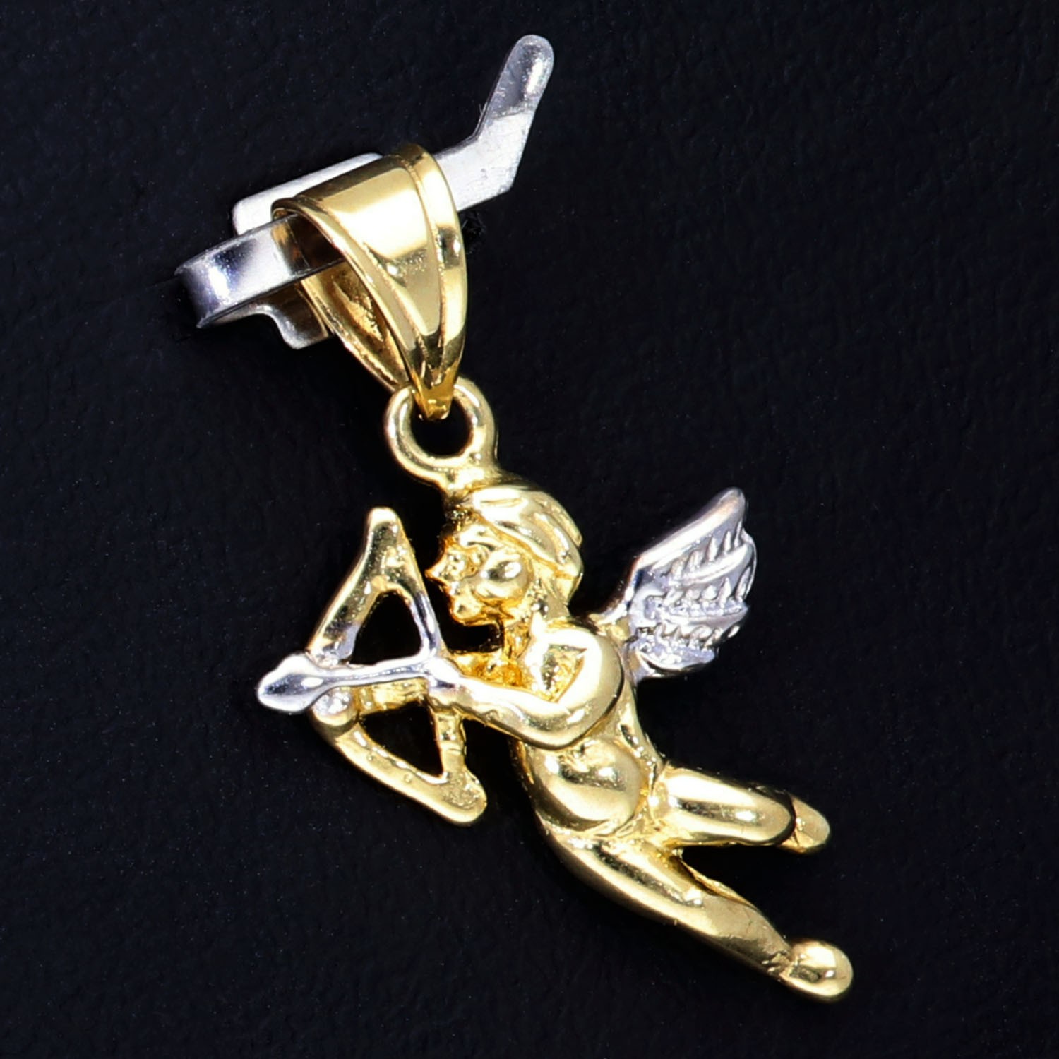 Amor - Engel - Anhänger aus 14k Gold (585er) (bicolor) - sensburg-aurum