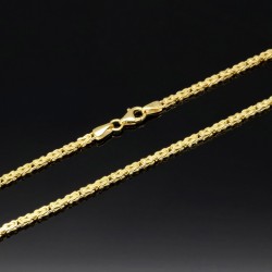 Königskette aus 14k 585 Gold (Gelbgold) in 2mm Stärke - Länge 70cm