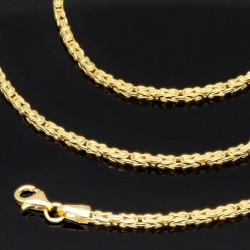 Königskette aus 14k 585 Gold (Gelbgold) in 2mm Stärke - Länge 60cm