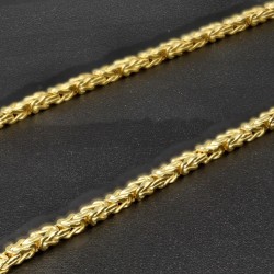 Königskette aus 14k 585 Gold (Gelbgold) in 2mm Stärke - Länge 60cm