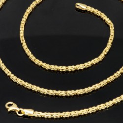 Königskette aus 14k 585 Gold (Gelbgold) in 2mm Stärke - Länge 55cm