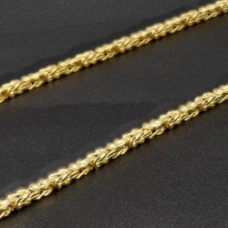 Königskette aus 14k 585 Gold (Gelbgold) in 2mm Stärke - Länge 55cm