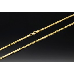 Königskette aus 14k 585 Gold (Gelbgold) in 2mm Stärke - Länge 65cm