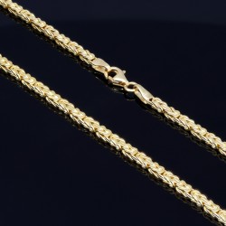 Königskette aus 14k 585 Gold (Gelbgold) in 2mm Stärke - Länge 65cm