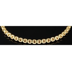 Exquisites, glänzendes Ankerarmband aus hochwertigem 14K 585er Gold (Gelbgold) kurzgliedrig ca. 21,5 cm lang, 4mm breit - Hochwertig produziert