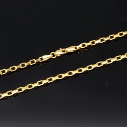 Edle Ankerkette aus hochwertigem 585 / 14K Gold , ca. 60 cm Länge 2,5 mm