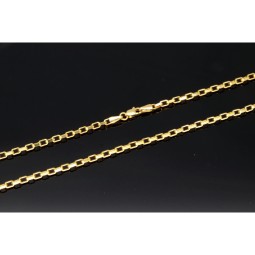 Edle Ankerkette aus hochwertigem 585 / 14K Gold , ca. 60 cm Länge 2,5 mm