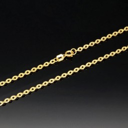 Stilvolle Goldkette / Ankerkette aus glänzendem 585 / 14K Gold , ca. 60 cm Länge 2,5 mm