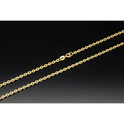 Stilvolle Goldkette / Ankerkette aus glänzendem 585 / 14K Gold , ca. 60 cm Länge 2,5 mm