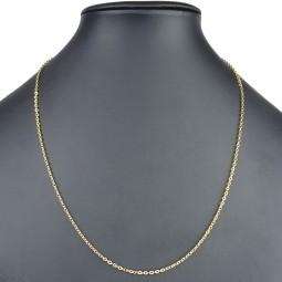 Stilvolle Goldkette / Ankerkette aus glänzendem 585 / 14K Gold , ca. 60 cm Länge 2,5 mm