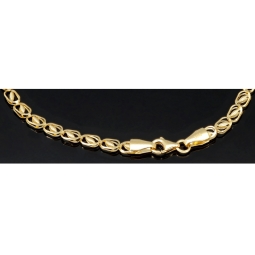 Schönes Armband mit elegantem Design aus hochwertigem 585 14K Gelbgold in (ca. 20cm Länge)