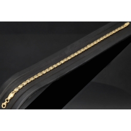 Schönes Armband mit elegantem Design aus hochwertigem 585 14K Gelbgold in (ca. 20cm Länge)