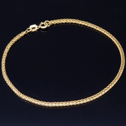 Goldarmband / Fuchsschwanzarmband in filigranem Design aus hochwertigem 14K 585 Gold (Gelbgold) ca. 19 cm Länge