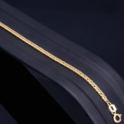 Goldarmband / Fuchsschwanzarmband in filigranem Design aus hochwertigem 14K 585 Gold (Gelbgold) ca. 19 cm Länge