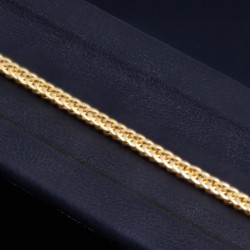 Goldarmband / Fuchsschwanzarmband in filigranem Design aus hochwertigem 14K 585 Gold (Gelbgold) ca. 19 cm Länge