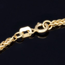 Goldarmband / Fuchsschwanzarmband in filigranem Design aus hochwertigem 14K 585 Gold (Gelbgold) ca. 19 cm Länge