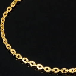 Hochwertig produziertes Ankerarmband aus edlem14K 585er Gold (Gelbgold) kurzgliedrig ca. 18,5 cm lang