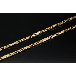 Hochwertig produzierte  Ankerkette in Greco - Design aus edlem 585 / 14K Gold  (ca. 9,4g, 66cm)