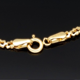 Gold-Armband aus edlem 14K / 585 Gelbgold in stlvollem Design ca. 18cm Länge