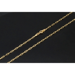 Elegante Ankerkette aus funkelndem 585 / 14K Gold (Gelbgold, ca. 55 cm Länge ca. 1,8 mm