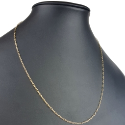 Elegante Ankerkette aus funkelndem 585 / 14K Gold (Gelbgold, ca. 55 cm Länge ca. 1,8 mm