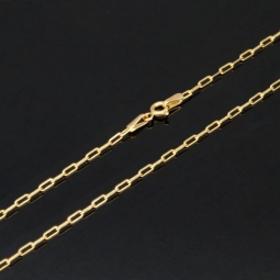 Elegante Ankerkette aus funkelndem 585 / 14K Gold (Gelbgold, ca. 55 cm Länge ca. 1,8 mm