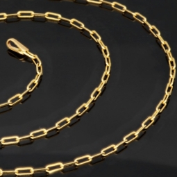 Elegante Ankerkette aus funkelndem 585 / 14K Gold (Gelbgold, ca. 55 cm Länge ca. 1,8 mm