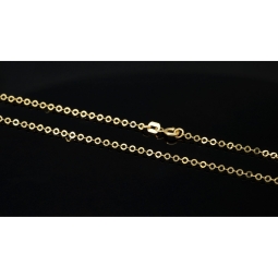 Exquisite Goldkette aus funkelndem Gold (585 / 14K Gelbgold) , ca. 50cm Länge 2mm