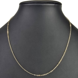 Exquisite Goldkette aus funkelndem Gold (585 / 14K Gelbgold) , ca. 50cm Länge 2mm