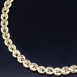 Stilvolles Armband mit feinem Design aus hochwertigem 14K 585 Gold (Gelbgold) ca. 18 cm Länge