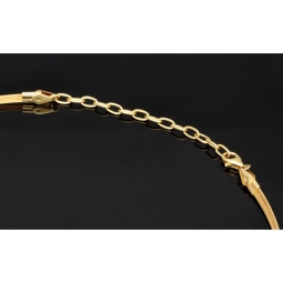 Funkelndes Collier für Damen aus hochwertigem 585 14K Gold in elegantem Design (Länge ca. 44 - 45 cm)