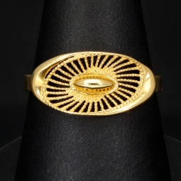 Exquisiter, stilvoll designter Ring aus 585 14K Gold 56RG