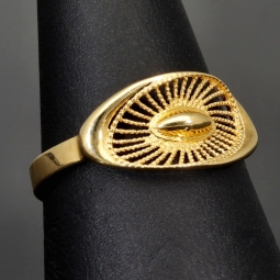 Exquisiter, stilvoll designter Ring aus 585 14K Gold 56RG